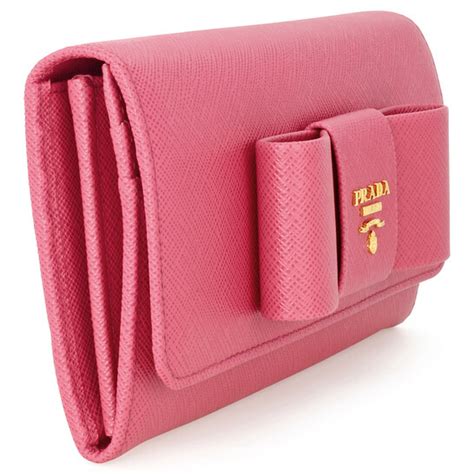 prada fiocco saffiano leather continental wallet orchidea|Prada Livermore.